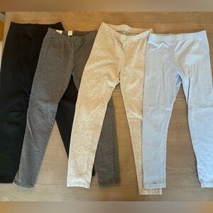 Black, Gray, and Light Blue Leggings Bundle
